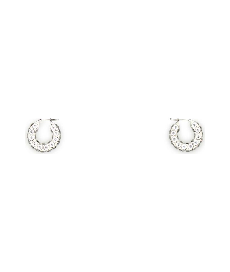 【Amina Muaddi】 Jahleel embellishedイヤリング Amina Muaddi Embellished Metal Small Jahleel Earrings