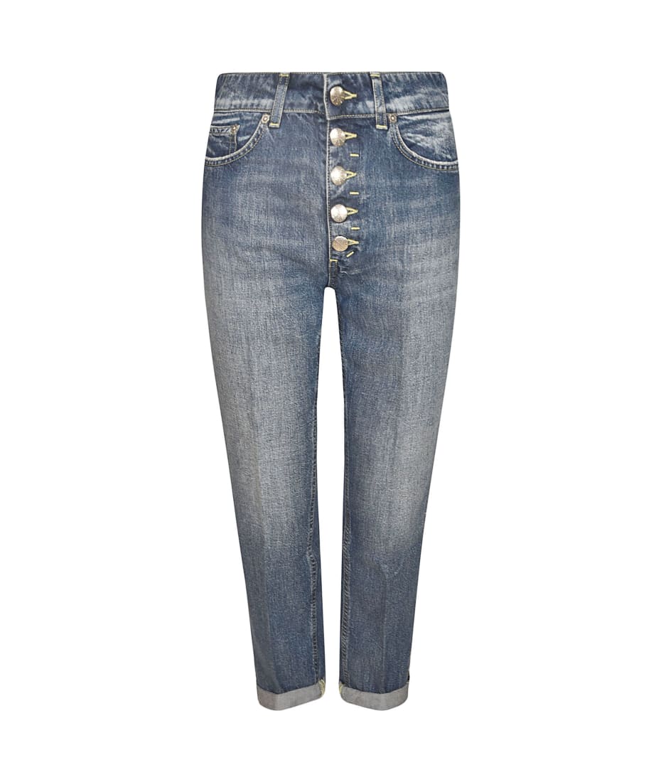 Buttoned Cropped Jeans Dondup italist
