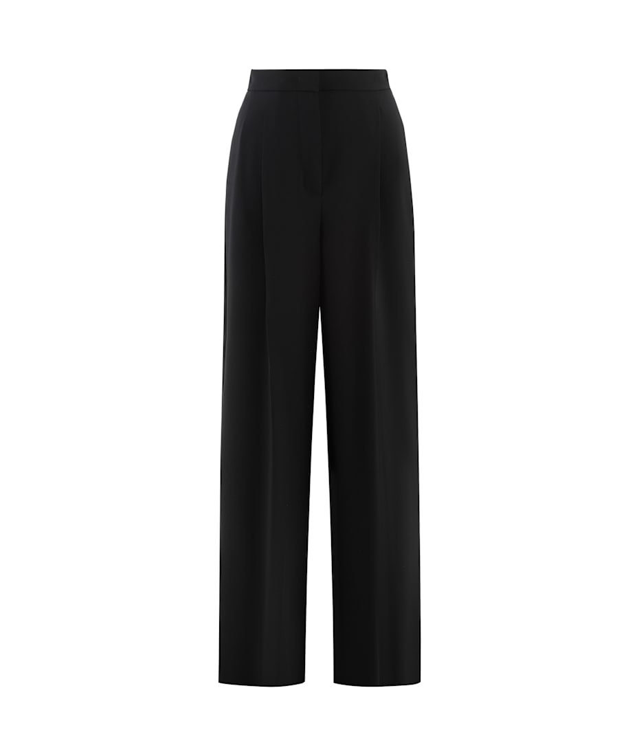 【関税＆送料込み】Max Mara Laccato Cady Trousers Laccato high-rise cady wide-leg pants in green - Max Mara