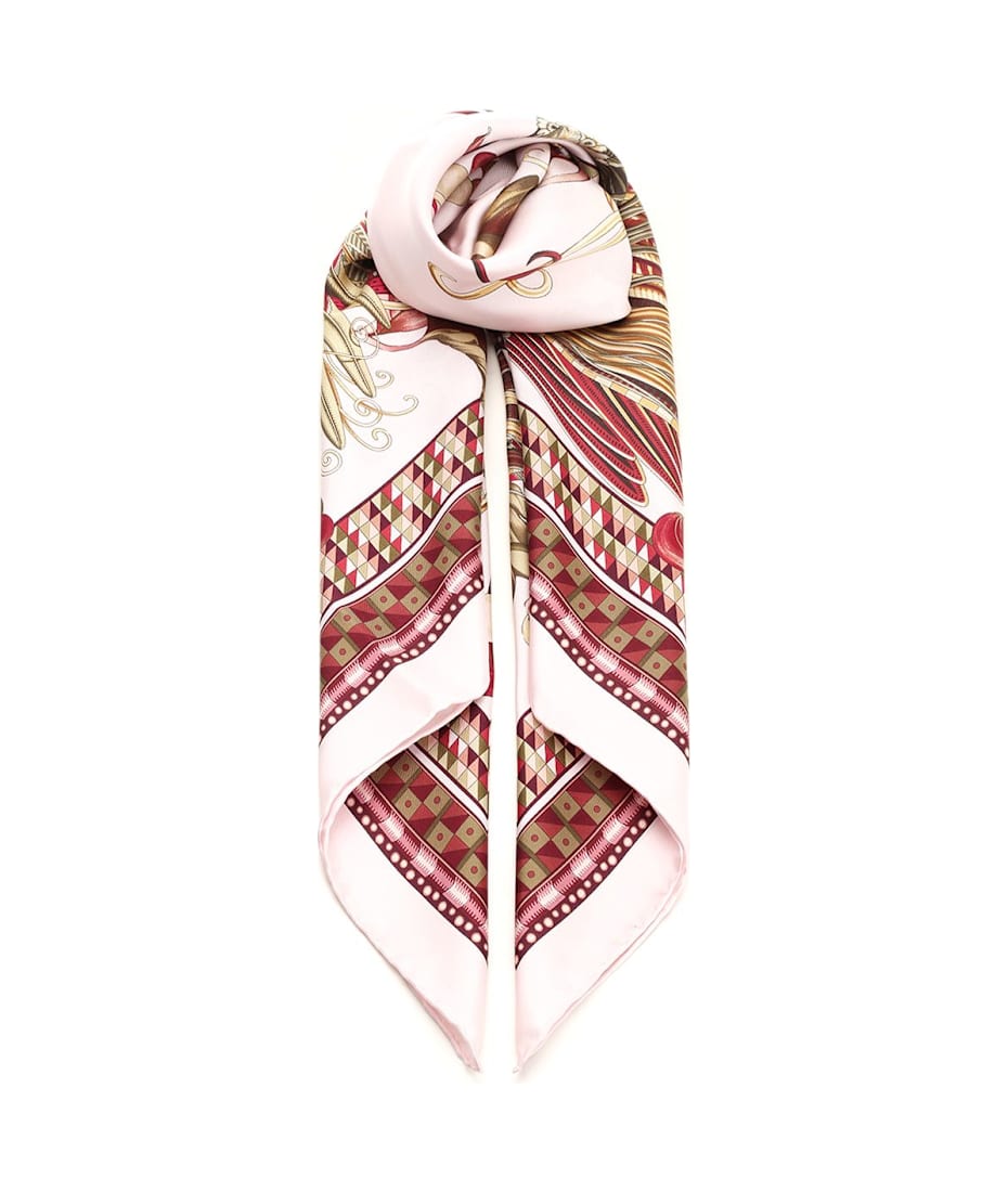 スカーフ FERRAGAMO SCARF (310216785339 ROSAGIALLO) FERRAGAMO Daynight Silk Scarf | Saks Fifth Avenue