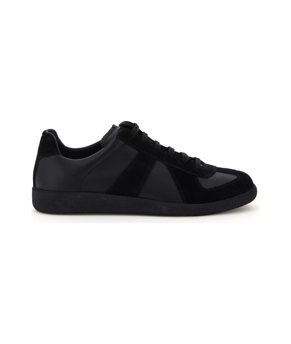 【関税＆送料込み】Maison Margiela Replica Leather Sneakers MAISON MARGIELA Replica leather sneakers | NET-A-PORTER
