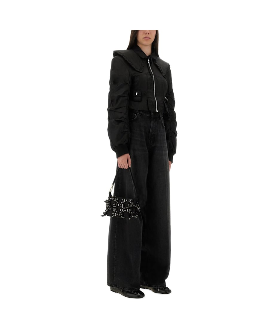 ブルゾン Ganni Nylon Fitted Jacket Ganni Nylon Fitted Jacket | italist