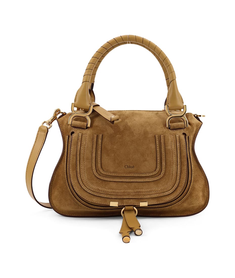 Chloé Marcie Small Suede Shoulder Bag | italist