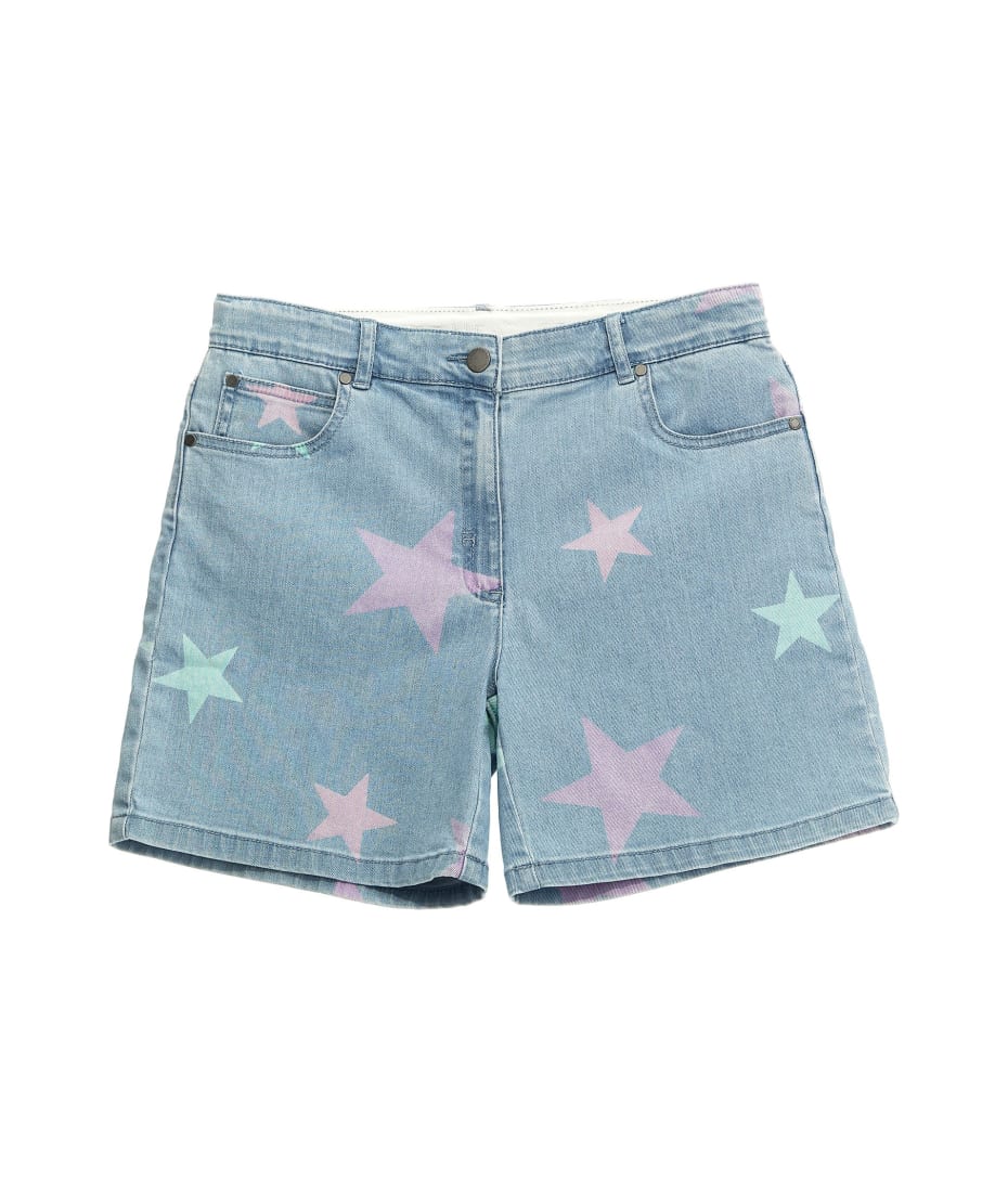 Stella McCartney Kids Printed Denim Shorts | italist, ALWAYS