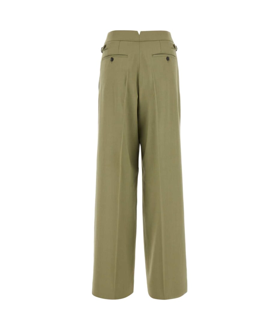 パンツ AMI PARIS SAGE GREEN VISCOSE BLEND PANT Ami Alexandre Mattiussi Sage Green Viscose Blend Pant