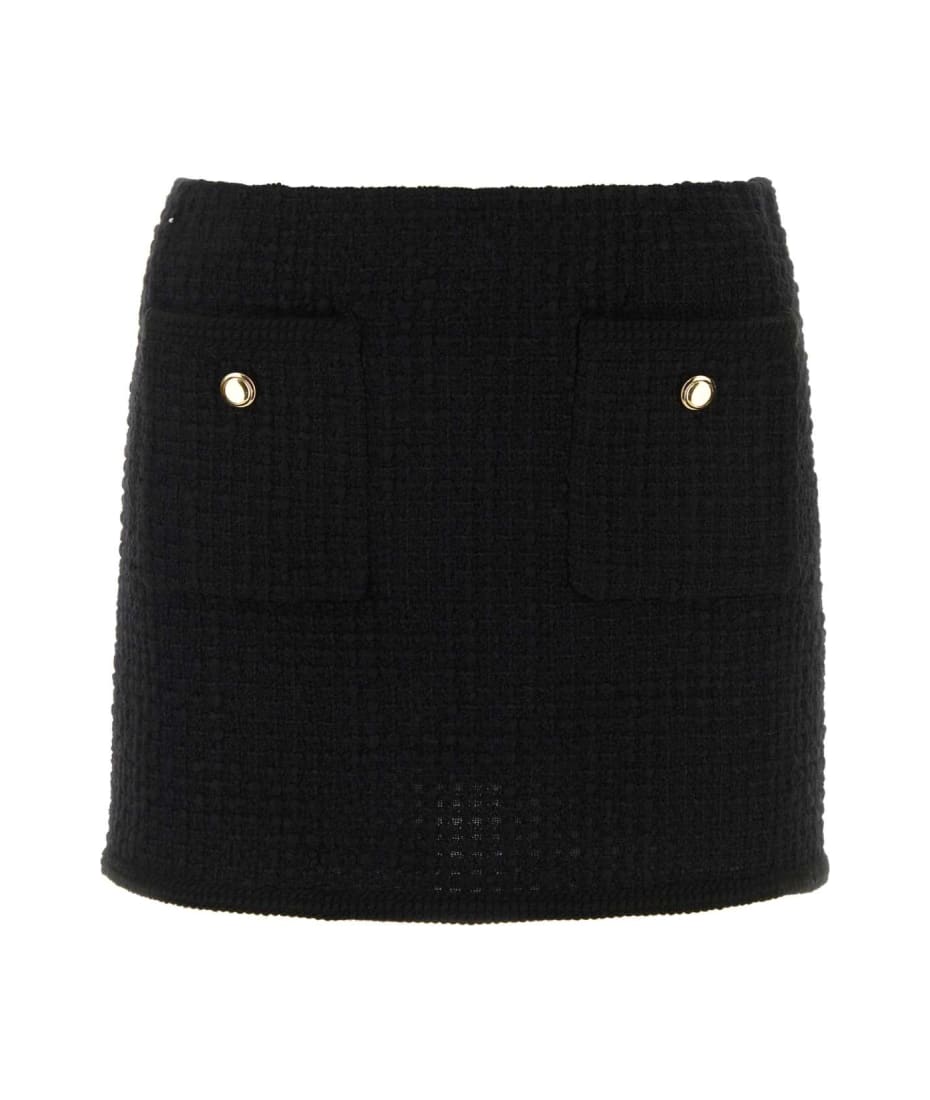ミニスカート MIU MIU Women Mini Skirts MG2050S232125Q F0002 Black Miu Miu Black Crystal Embellished Skirt IT 40 Size S | eBay