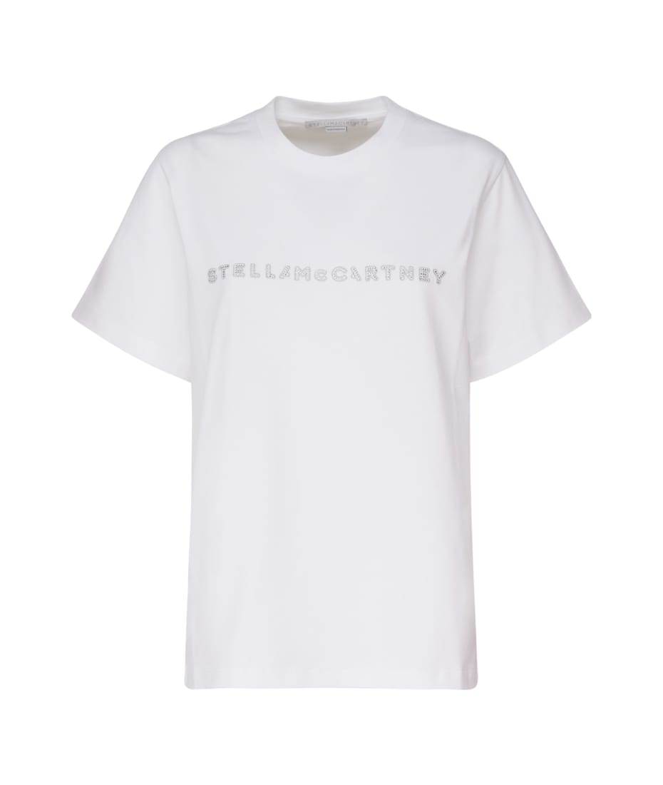 Tシャツ・カットソー Stella Mccartney Cotton T-Shirt With Logo Print Stella McCartney T-shirt With Logo | italist