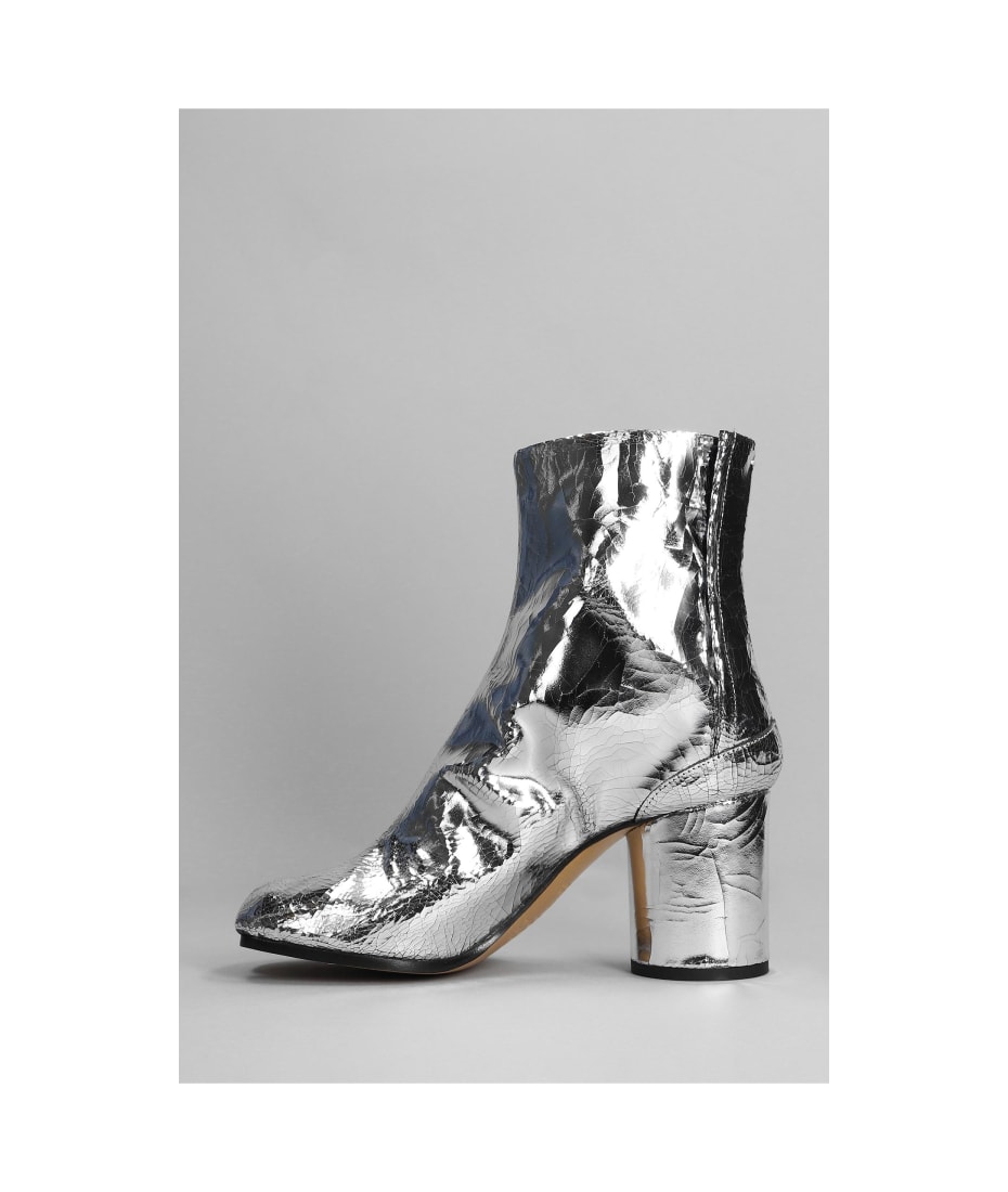 Maison margiela silver 2025 tabi boots