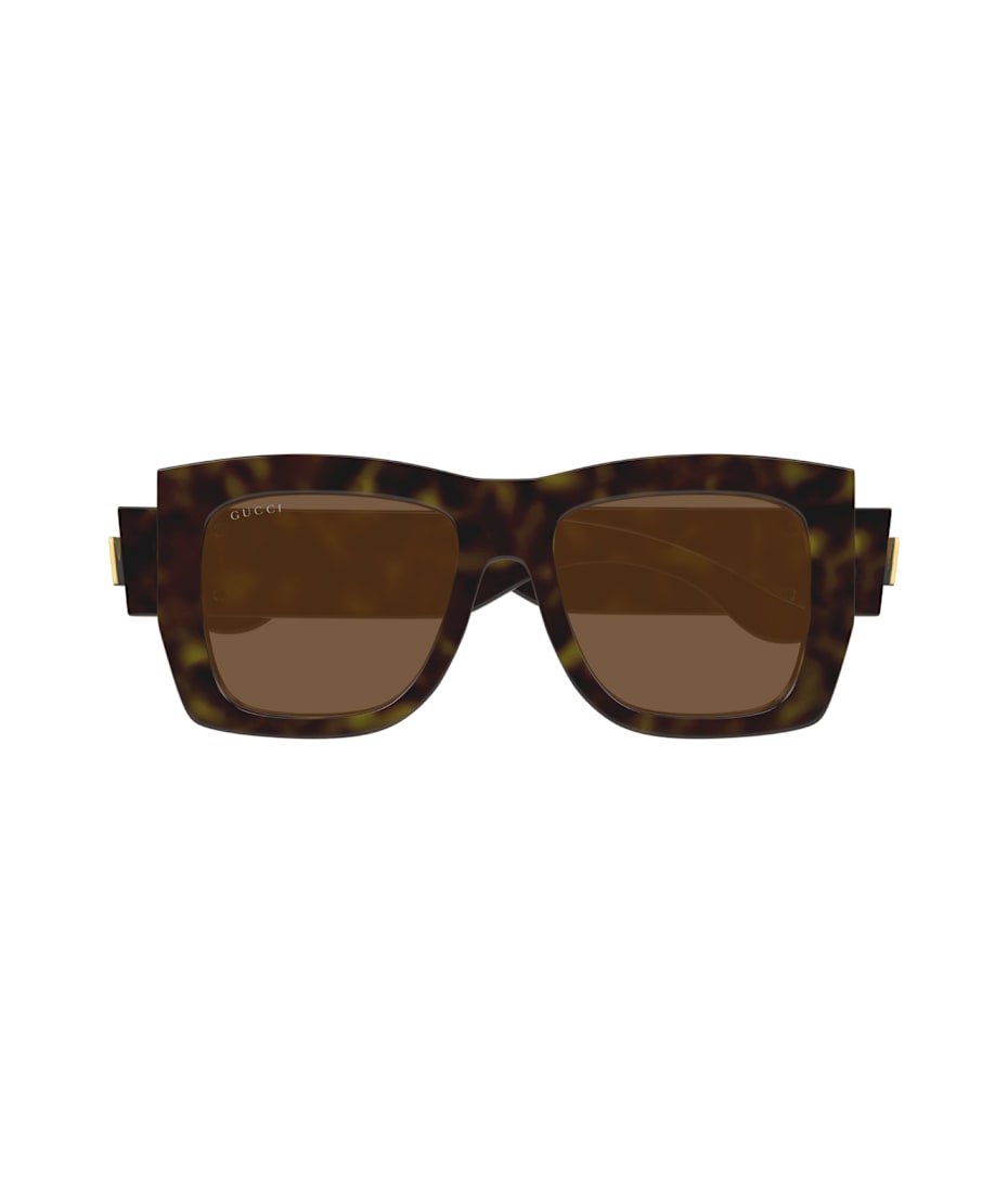 サングラス GUCCI Acetate sunglasses Marrone Gucci Eyewear Gucci Gg1688s Linea Gg Logo 002 Havana Brown