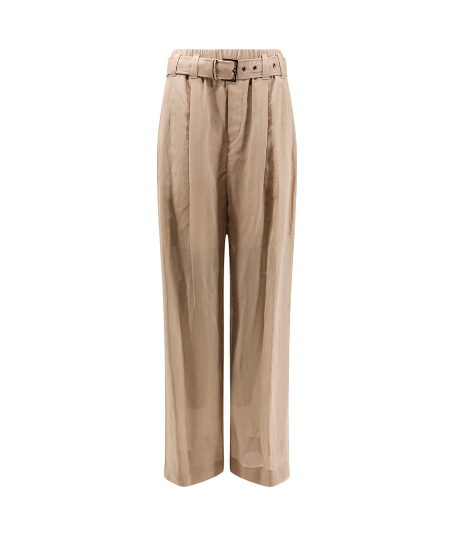 【関税＆送料込み】Brunello Cucinelli Tinted Trouser Clothi Gabardine garment dyed trousers for Man in Snow | Brunello
