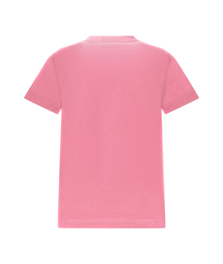 Young Versace T-shirt With Logo - TUTU PINK