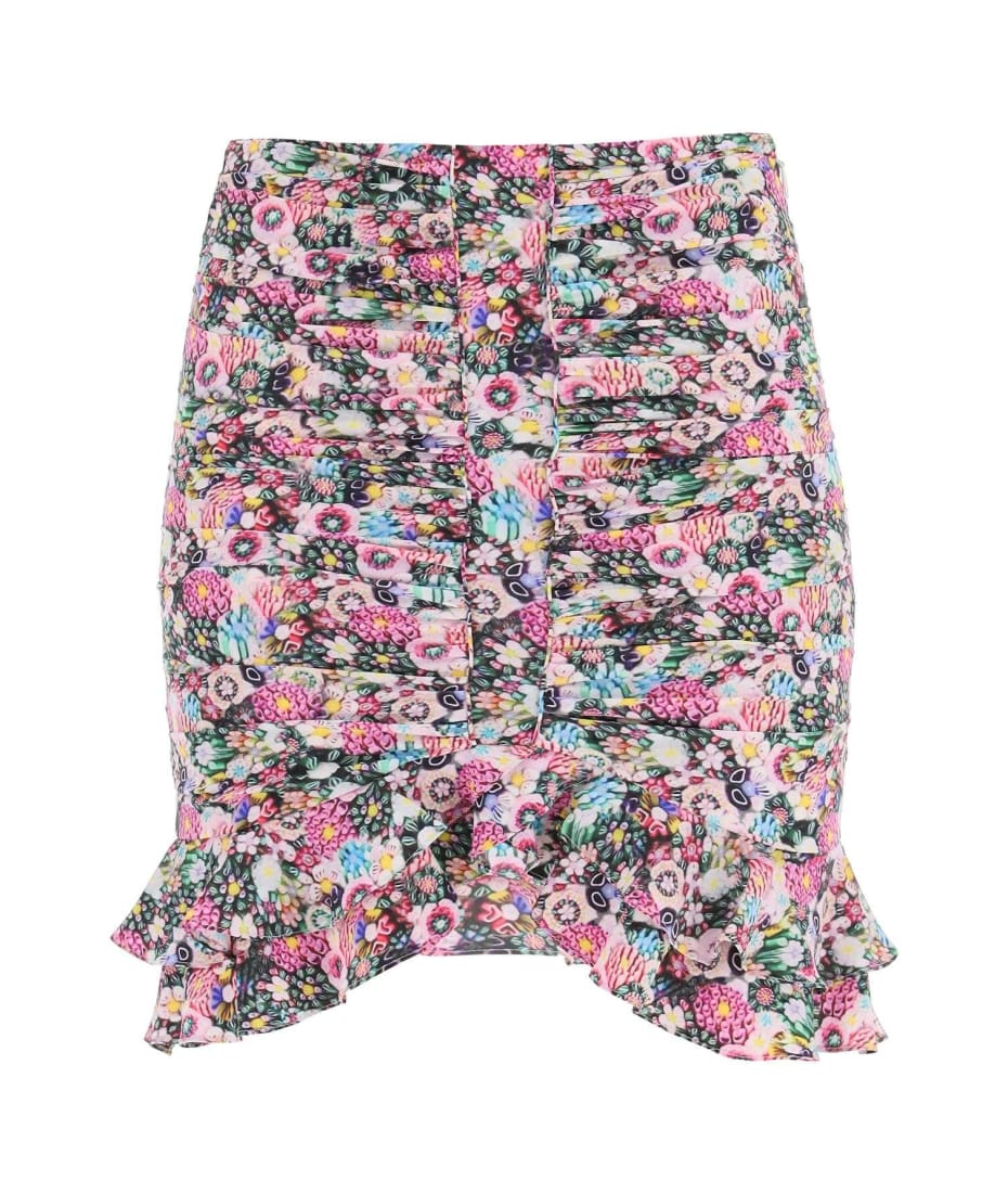 Isabel Marant Milendi Mini Skirt In Stretch Silk | italist