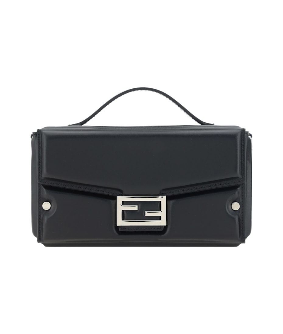 【送関込】FENDI☆フェンディ Baguette soft trunk Soft Trunk Baguette Leather Black | Fendi