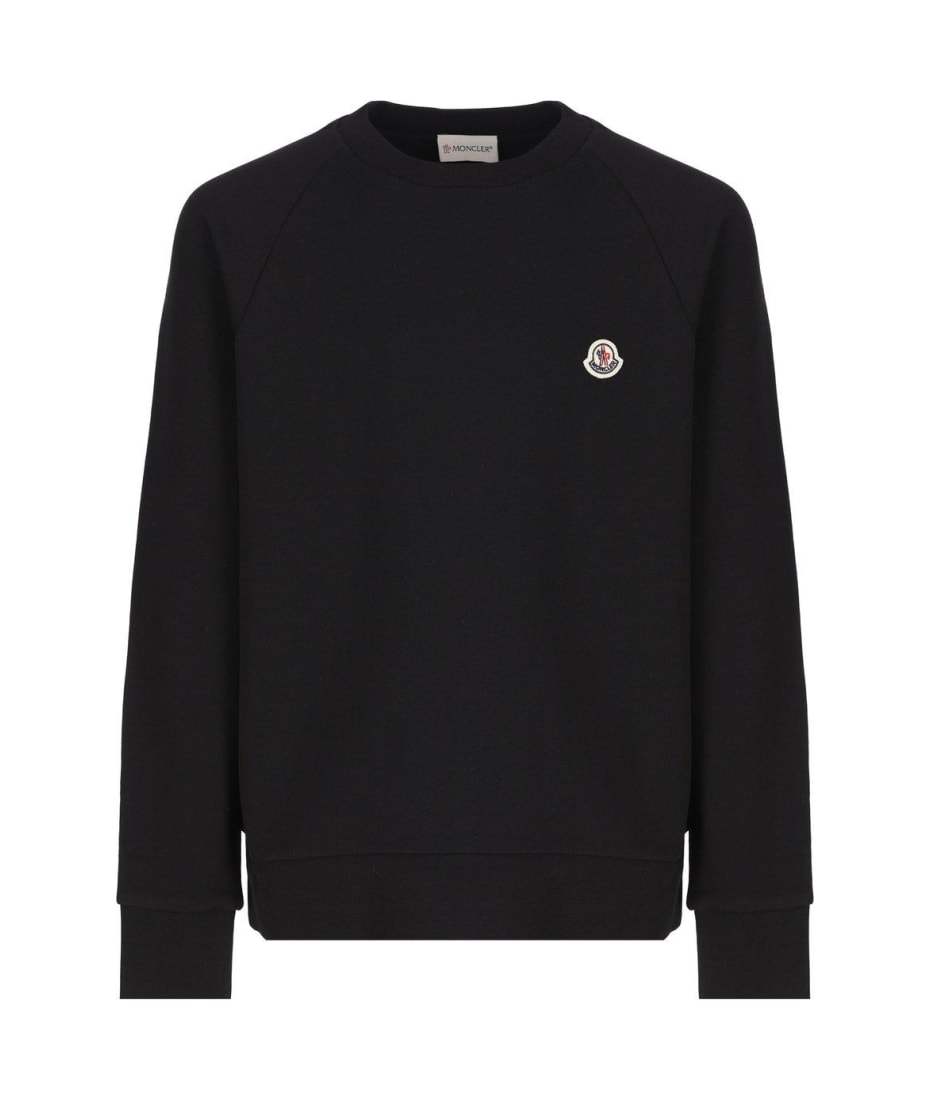 Moncler logo sale patch sweatshirt