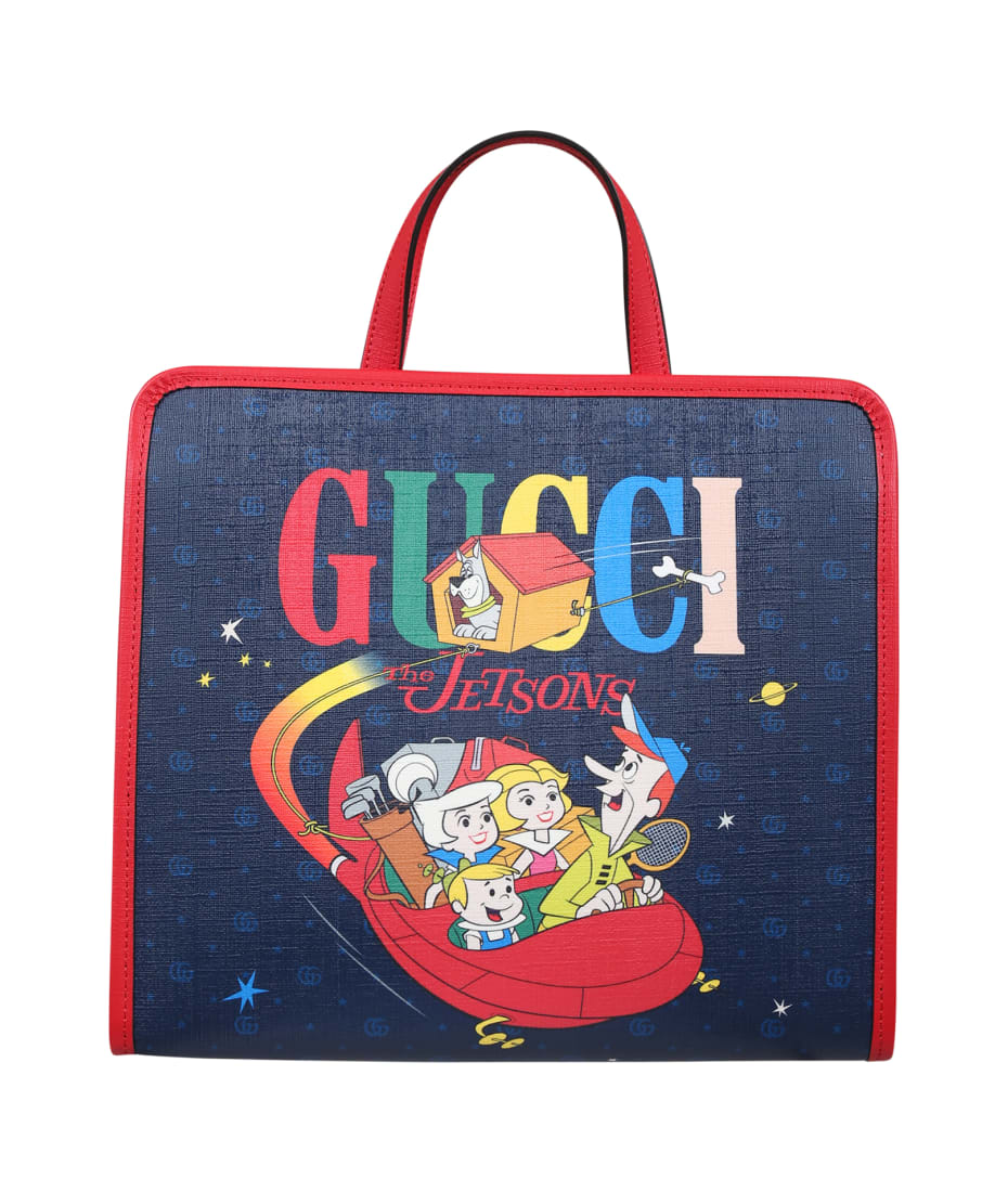 Gucci Button Closure Tote Bags