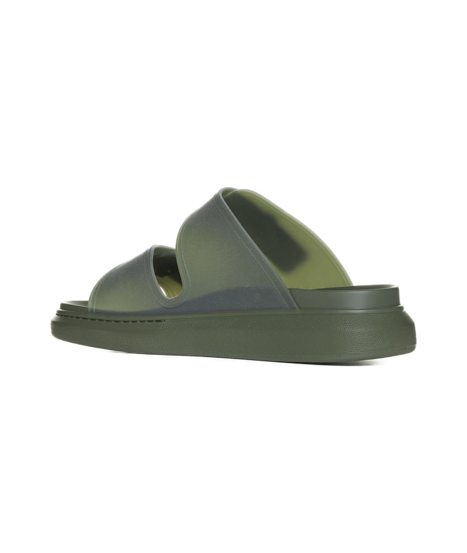 サンダル・ミュール alexander mcqueen FW25 'Rubber' sandals (658063W4Z51 1081) Alexander McQueen Rubber Sandals | italist