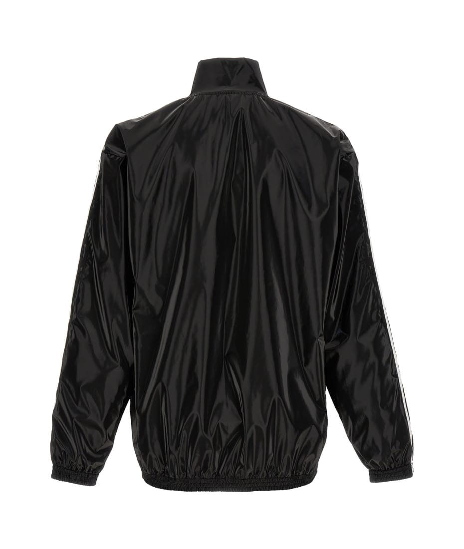 doublet LAMINATE TRACK JACKET BLACK S
