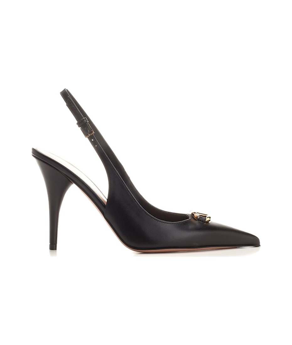 Valentino Garavani Slingback Vlogo The Bold Edition Pumps