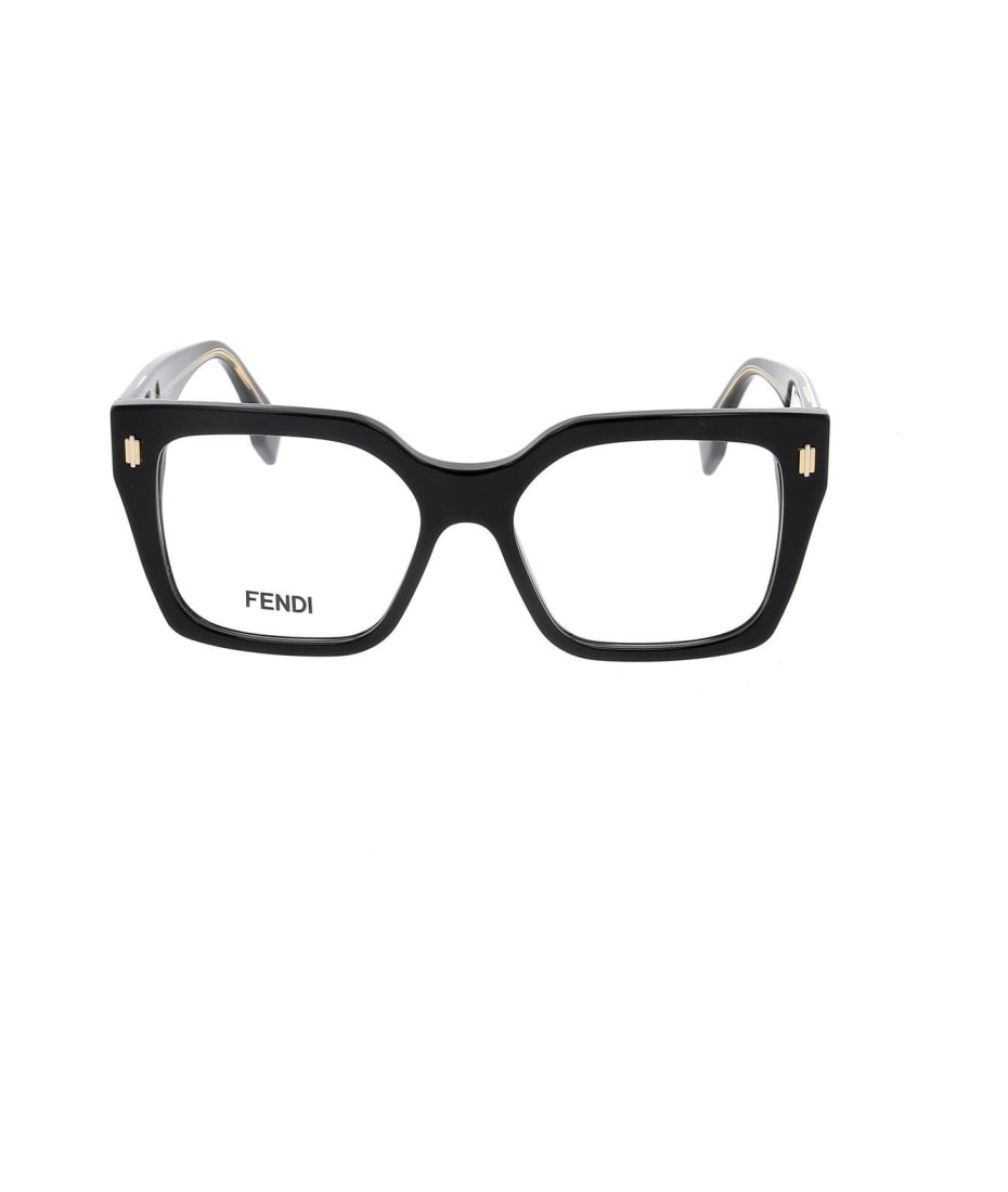 【送料&関税込】Fendi Square Frame Clear Lense Glasses Fendi Square Frame Glasses | italist