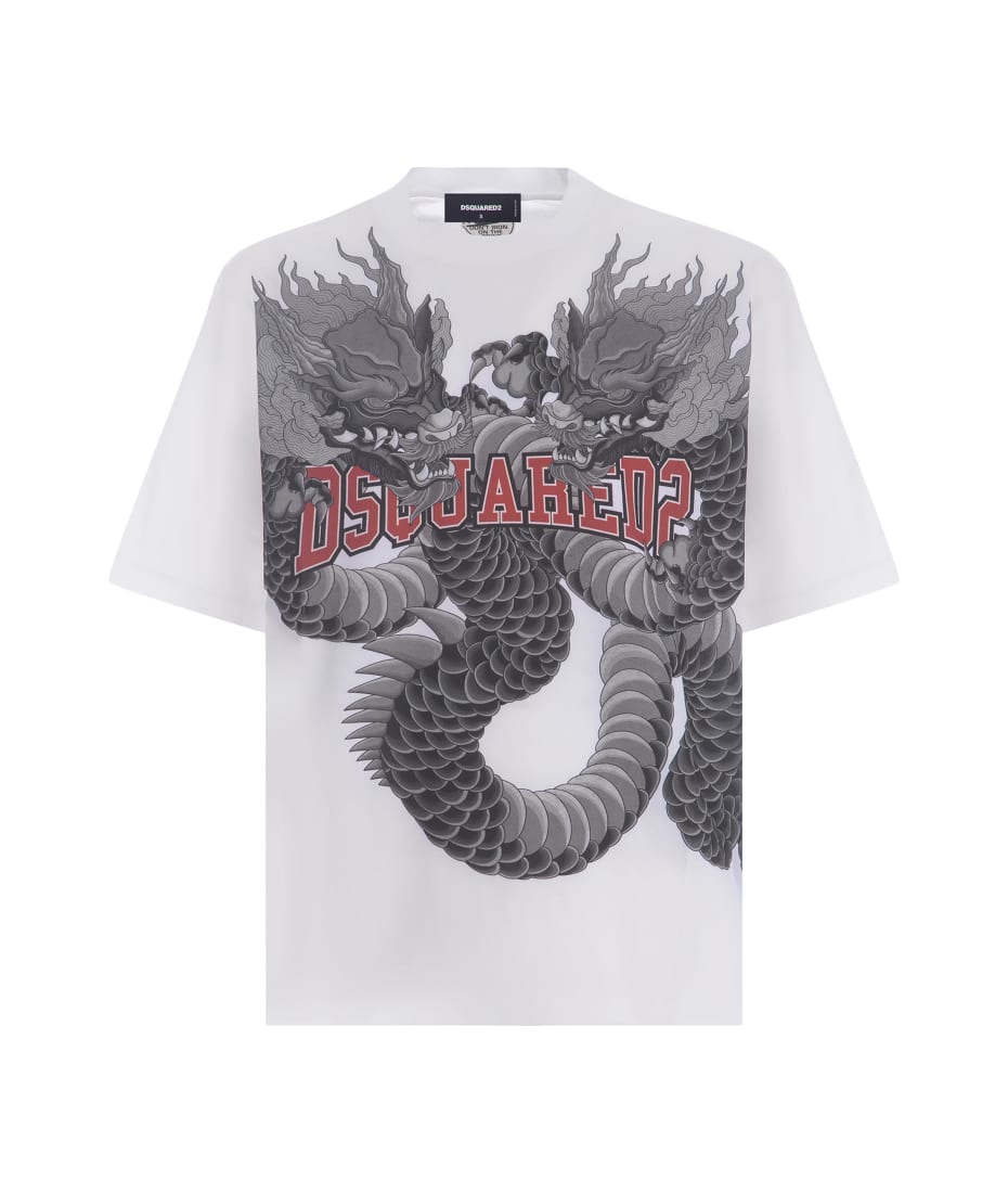 Dsquared2 Cotton T-shirt With Logo | italist