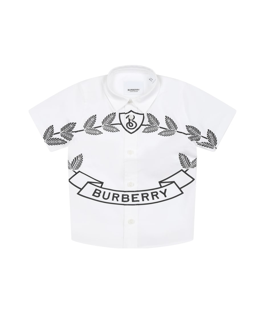 Baby burberry shirt clearance sale