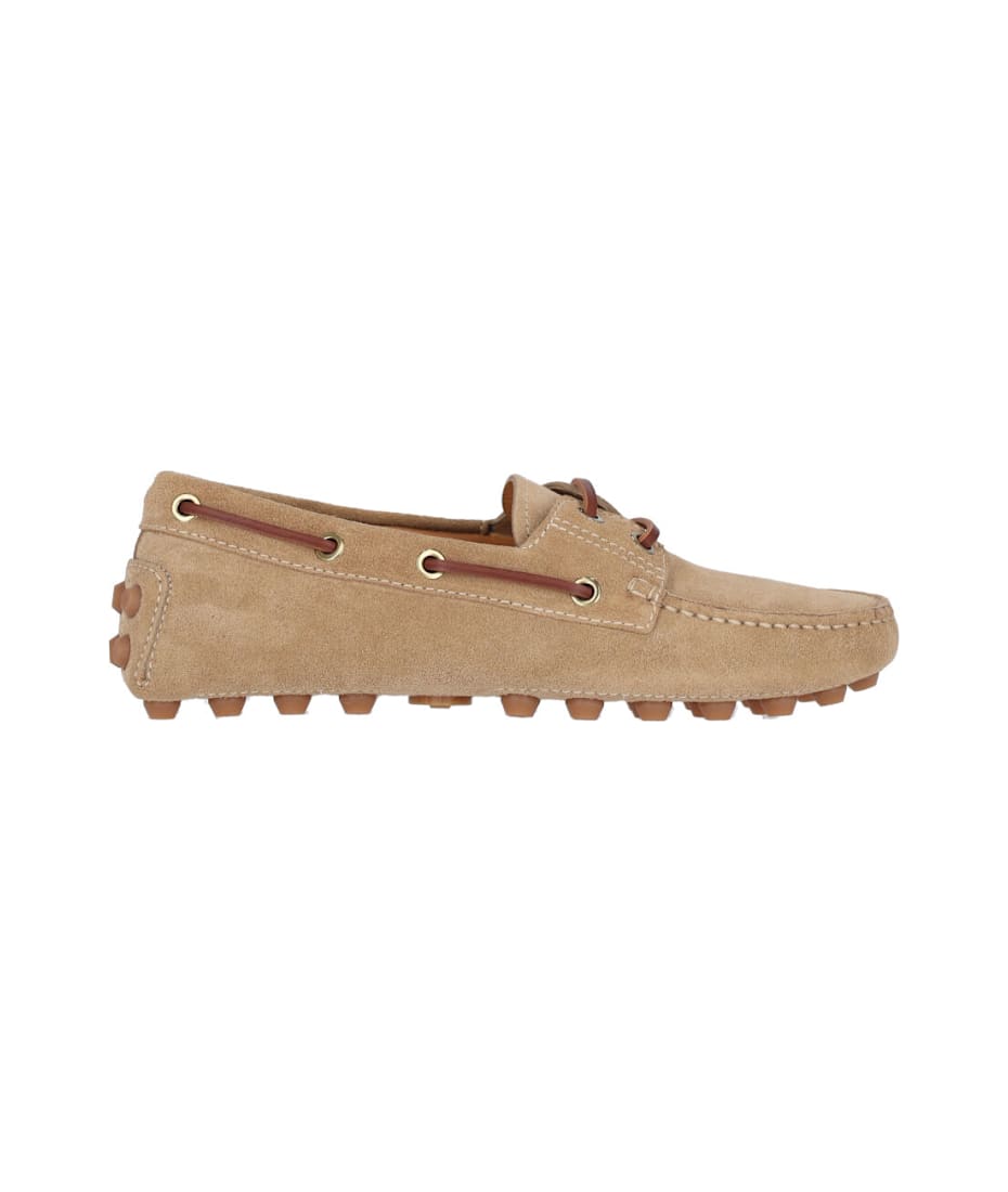 ローファー・オックスフォード TODS BEIGE SUEDE BUBBLE LOAFERS Man BEIGE Tod's Gommino Bubble in Suede XXM52K00640RE09CC405