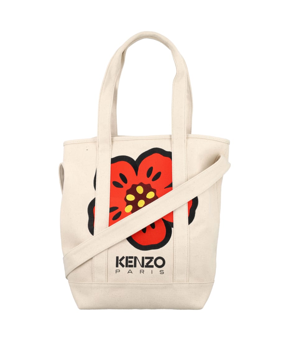 Kenzo Boke Flower Tote Bag - ECRU