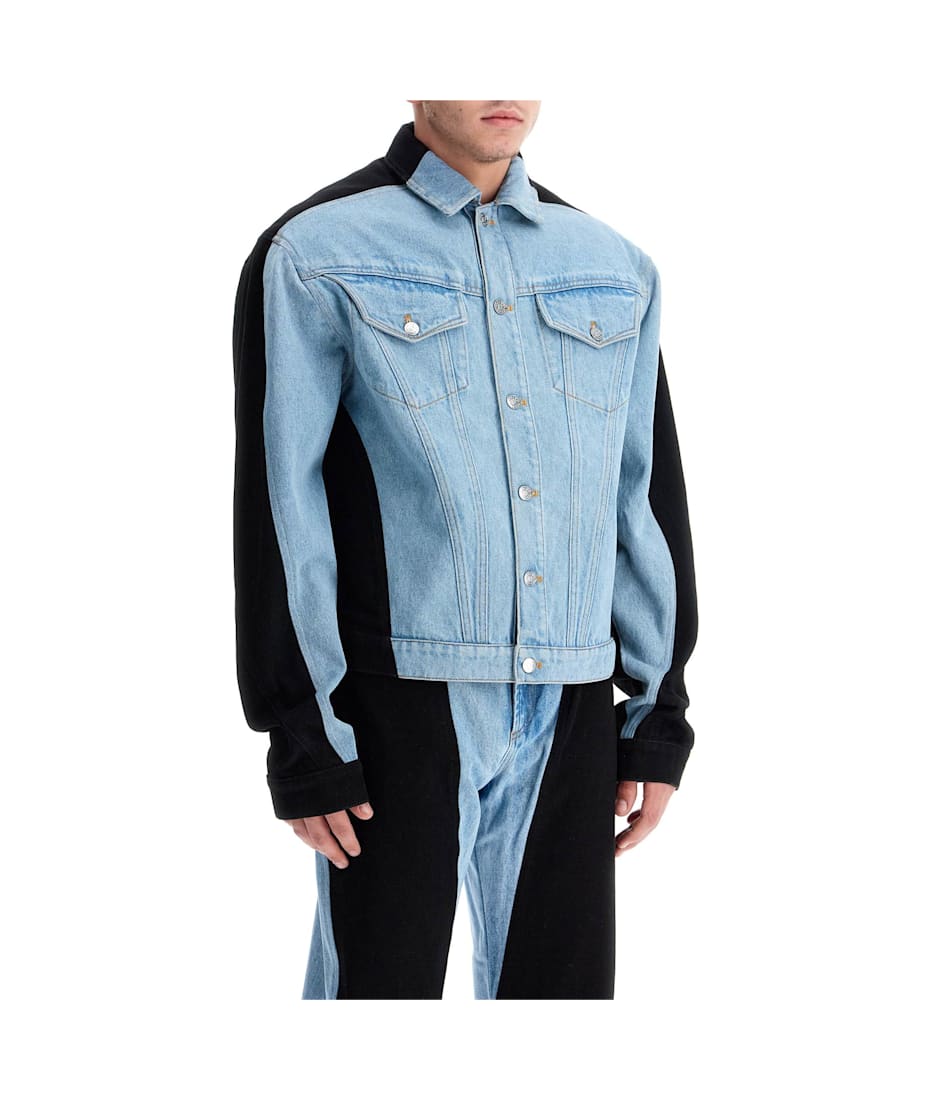 Mugler Two-tone Denim Jacket | italist