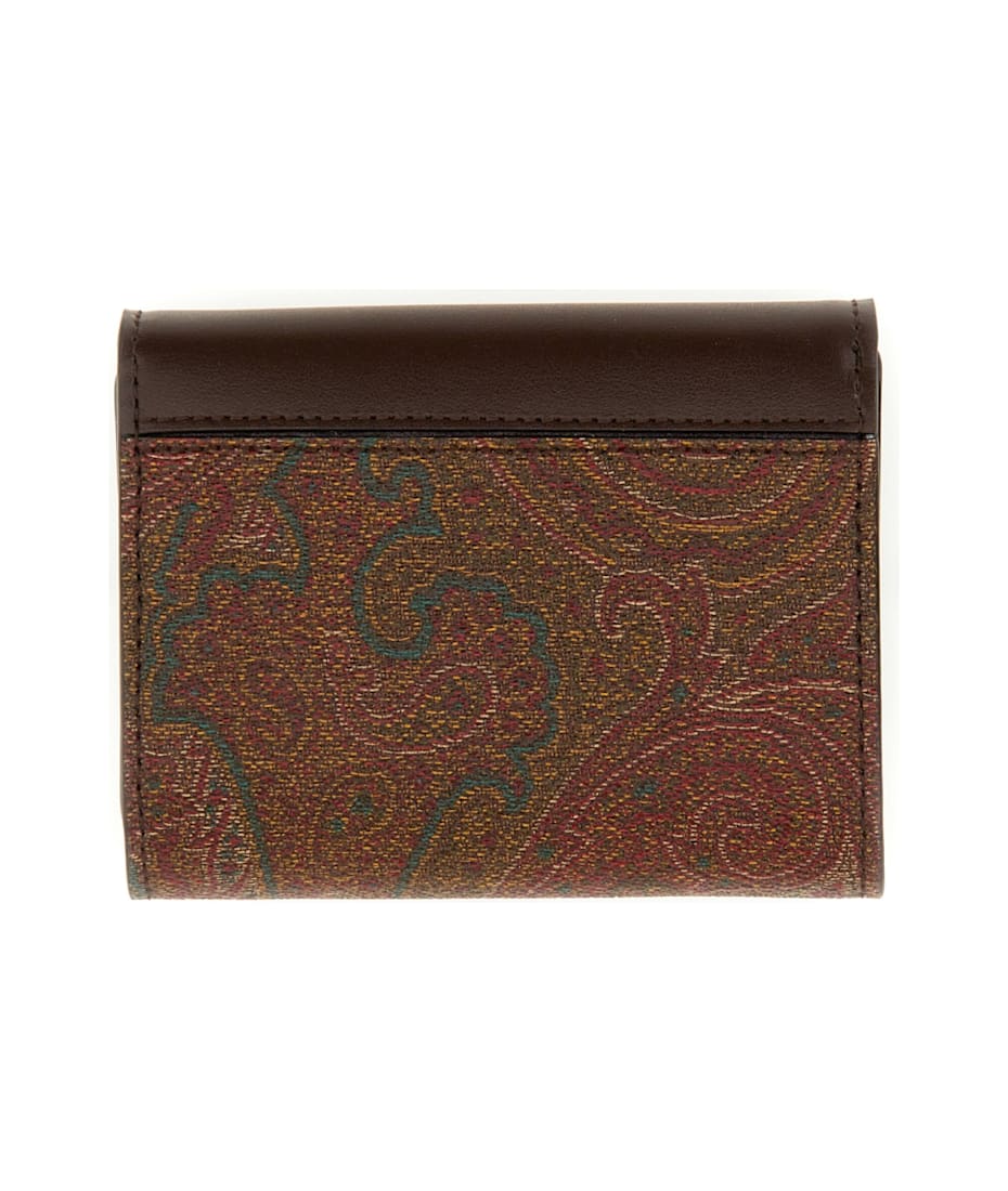 【関税&送料込】Etro Paisley Print Wallet ETRO paisley-print Embroidered Pouch | Red | FARFETCH