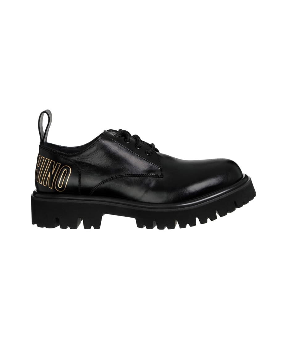 Moschino Leather Derby Shoes | italist