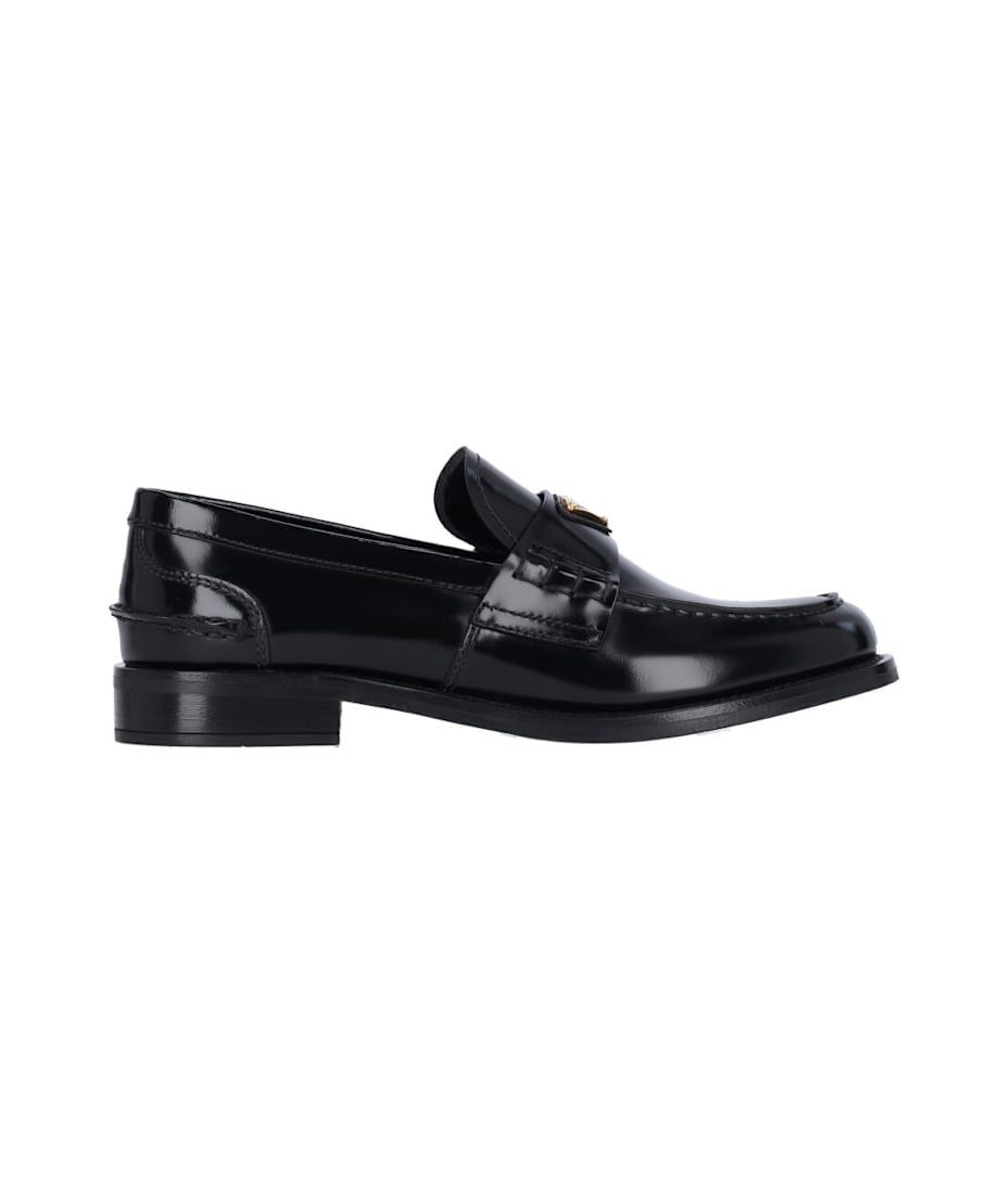 ローファー・オックスフォード prada LOGO LOAFERS Prada Logo Loafers | italist