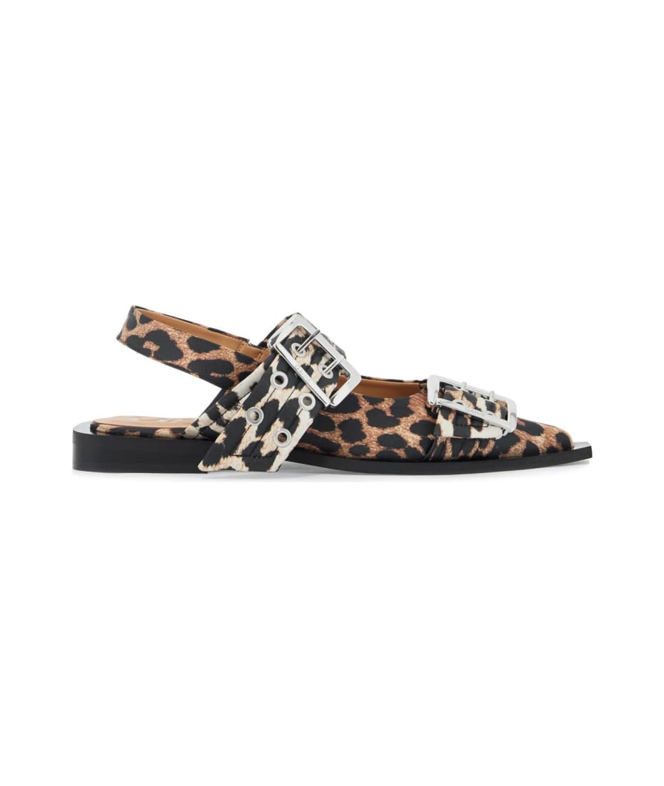 Ganni Feminine Buckle Ballerinas | italist