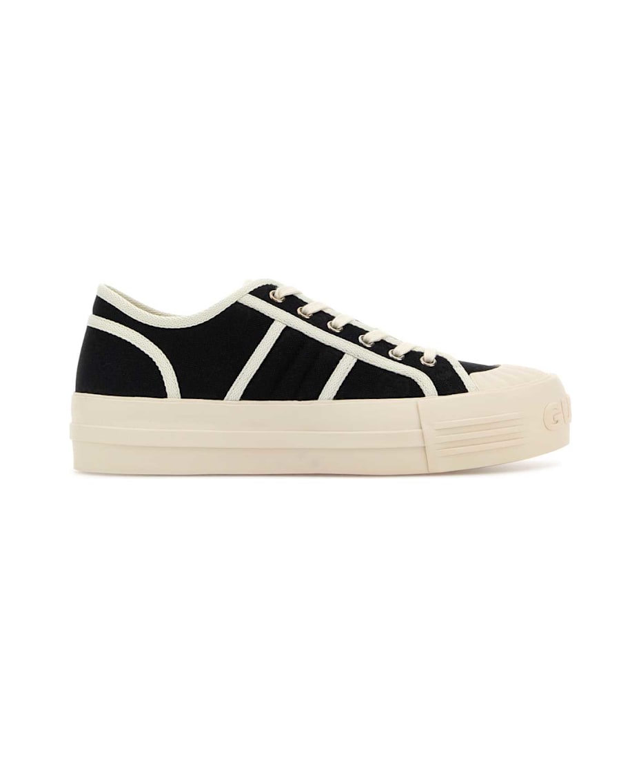 スニーカー GUCCI Black Canvas Sneakers Gucci Black GG Canvas Low Top Sneakers Size 38.5 – LFC Ltd