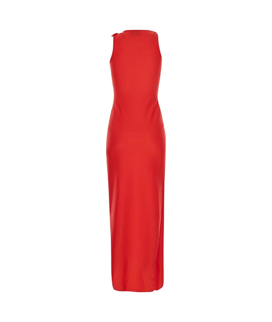 Coperni Asymmetric Flower Gown | italist