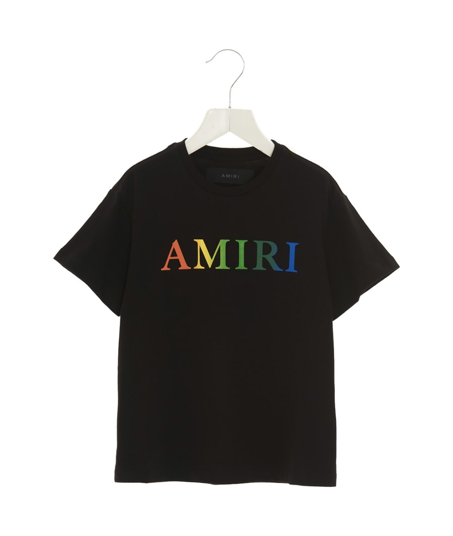 AMIRI logo-print Cotton T-shirt | Black | FARFETCH JO
