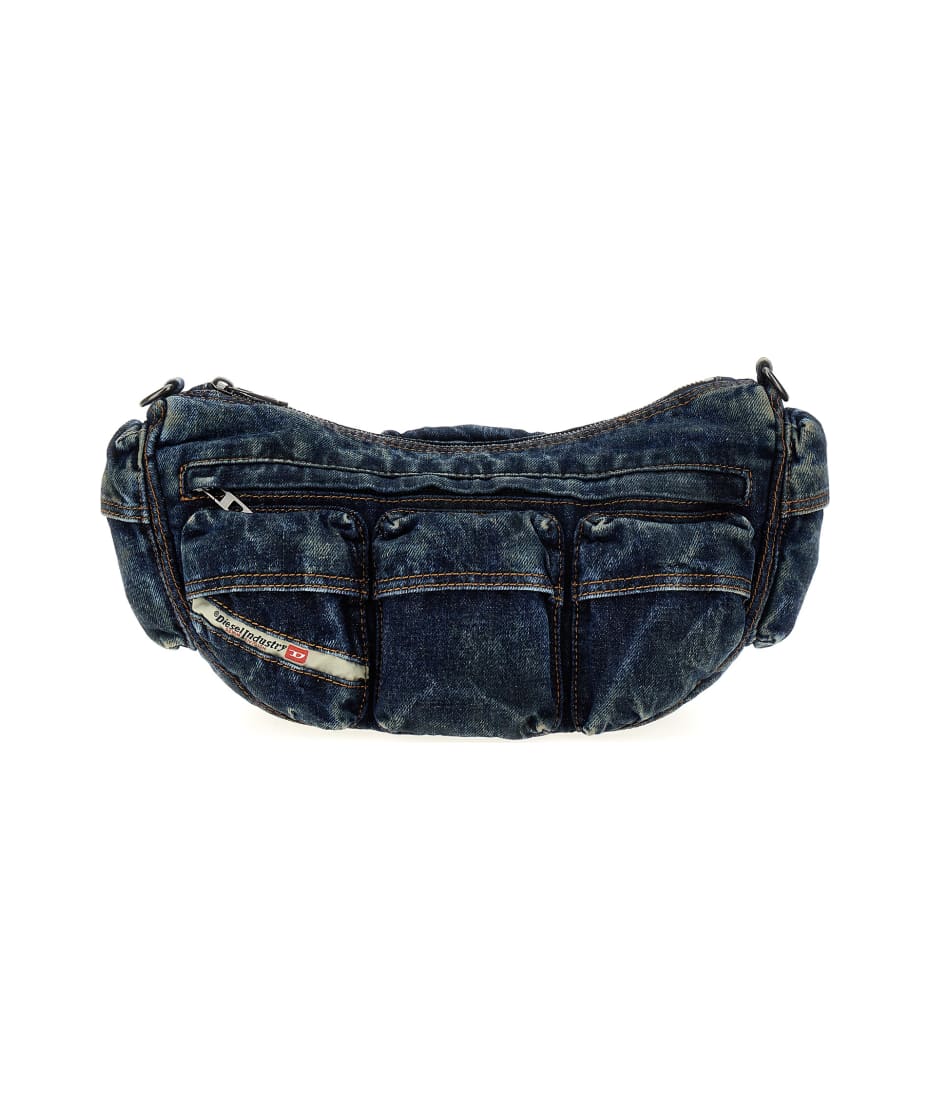 DIESEL バッグ Re-Edition Travel 3000 Travel 3000 Shoulder Bag X - Multipocket slouchy bag in Denim | Diesel