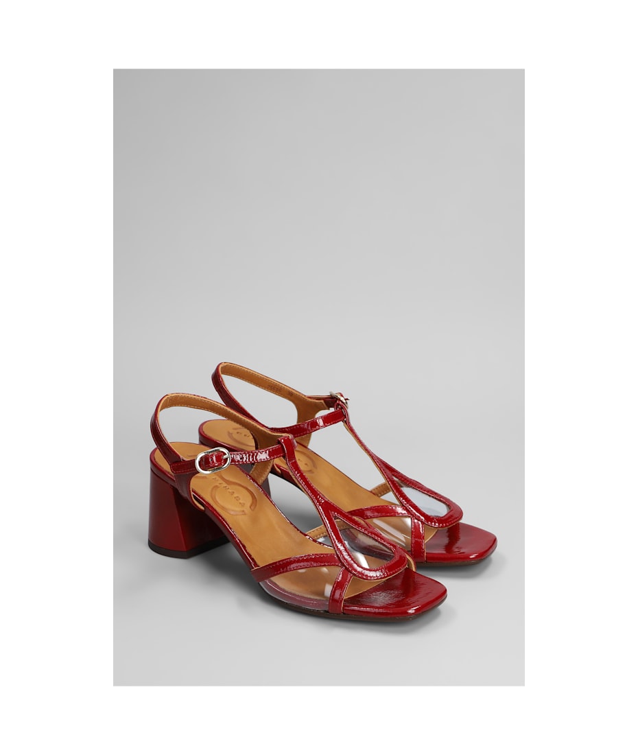 サンダル・ミュール CHIE MIHARA Women Sandals 414539 RYONA RED Chie Mihara Ryona Sandals In Red Leather | italist