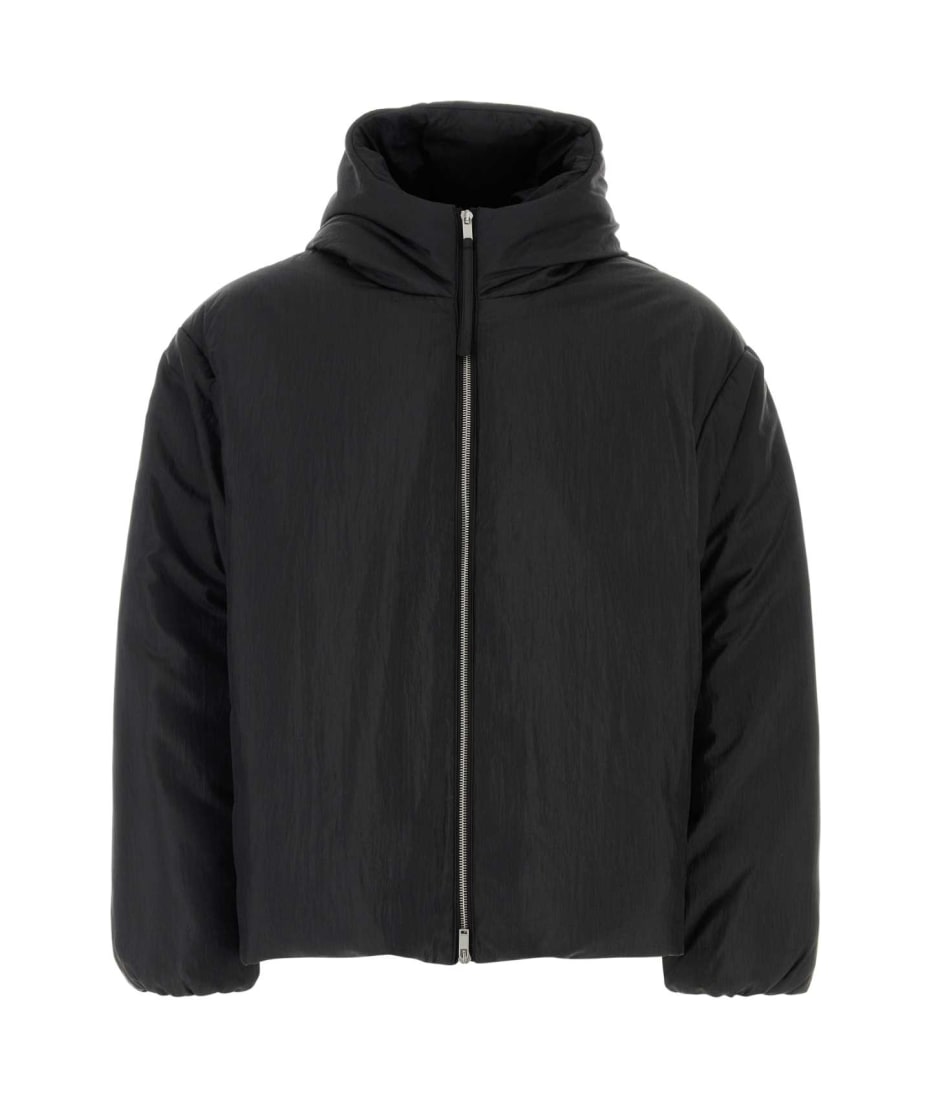 Jil Sander Black Polyester Down Jacket | italist