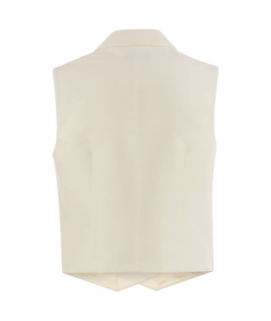 ベスト・ジレ WARDROBE NYC Double-breasted cotton and silk waistcoat Cotton silk and cashmere double - breasted vest