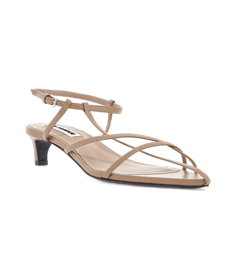 サンダル・ミュール Jil Sander CAGE SANDAL KITTEN HEEL (J15WP0129P8389 236) Jil Sander Cage Sandal Kitten Heel | italist