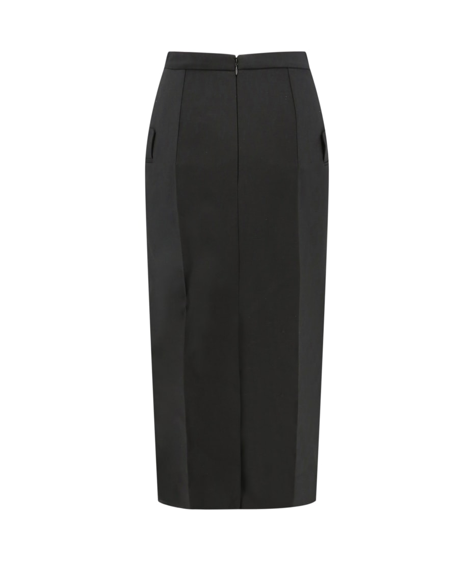 Alexander McQueen Long Sartorial Skirt With Front Split