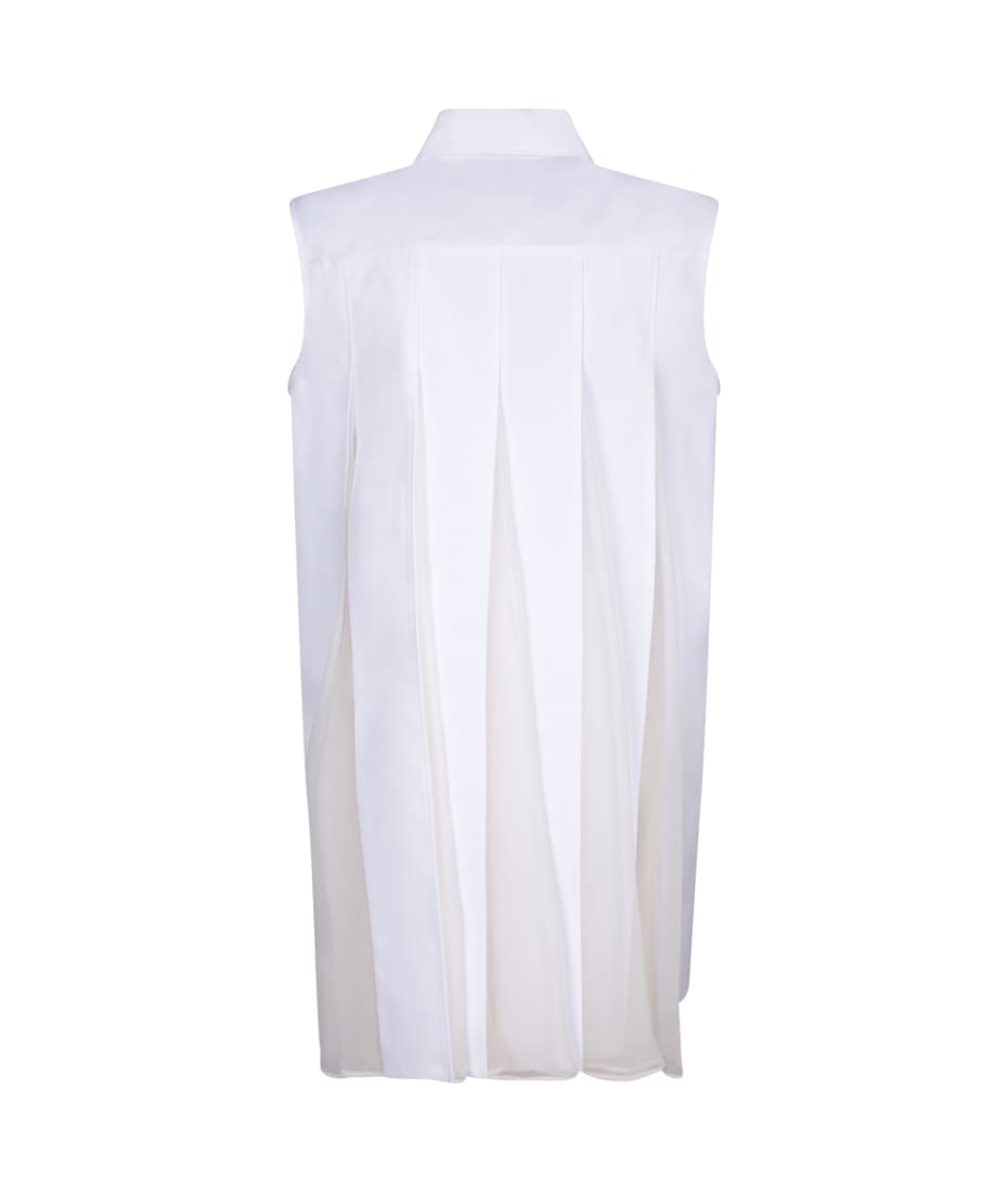 【送料&関税込】Sacai Sleeveless Long-length Shirt Sacai Sleeveless Long-length Shirt | italist