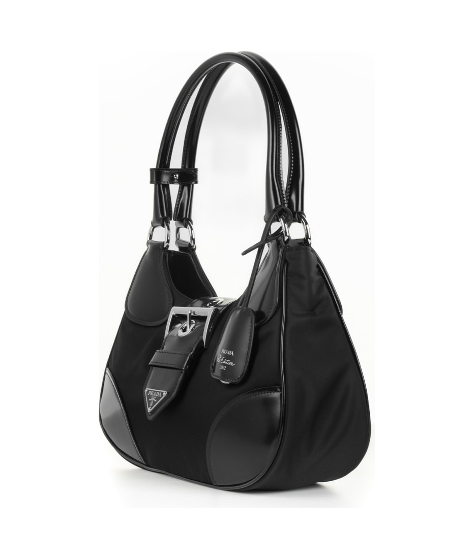 Prada Leather Shoulder Bag With Buckle | italist