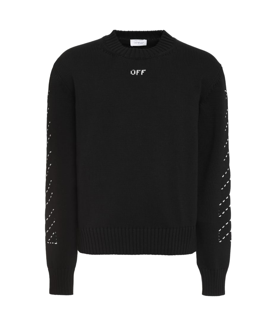 【送料&関税込】Off-White Stitch Arrows Diags Sweater Off-White Stitch Arrows Diags Sweater | italist