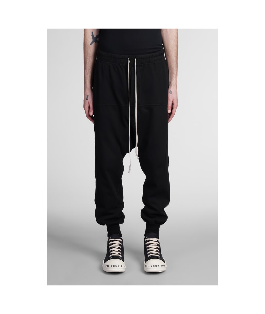 DRKSHDW Prisoner Drawstring Pants In Black Cotton | italist