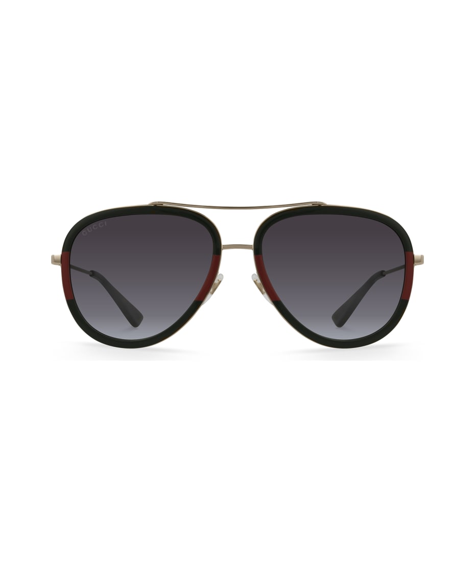 Gucci Minimal Navigator Sunglasses, 57mm | Bloomingdale's