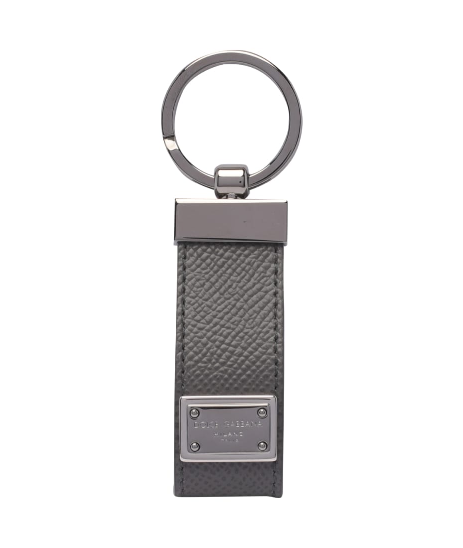 Dolce & Gabbana - Men's Dauphine Leather Air Tag Keyring Necklace