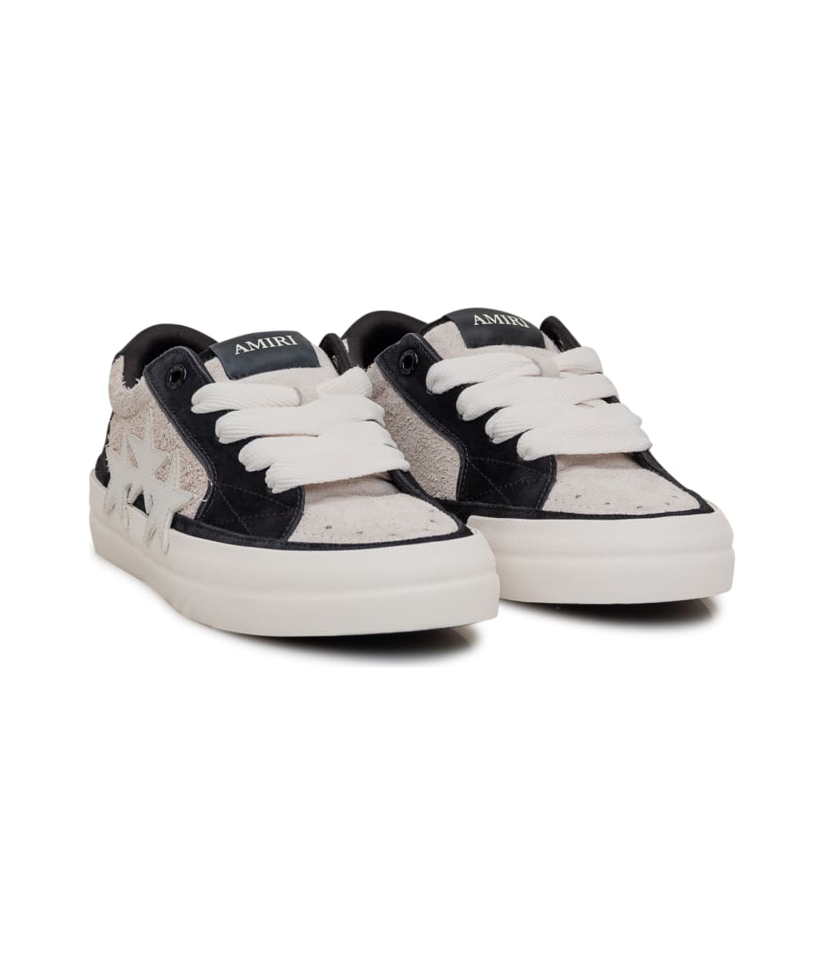 【送料&関税込】AMIRI Sunset Sports Shoes AMIRI Sunset Skate Low Appliquéd Leather Sneakers for Men