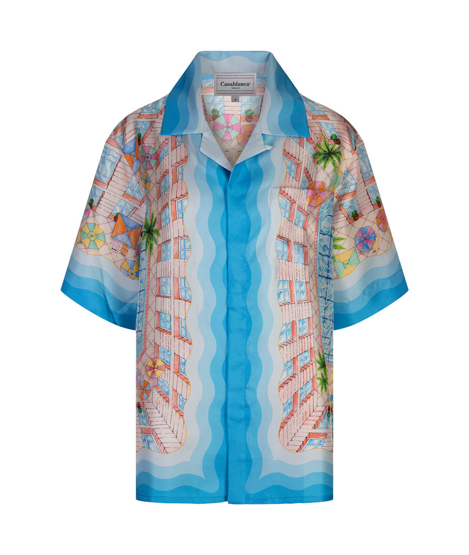 Casablanca Le Plongeon Silk Shirt | italist