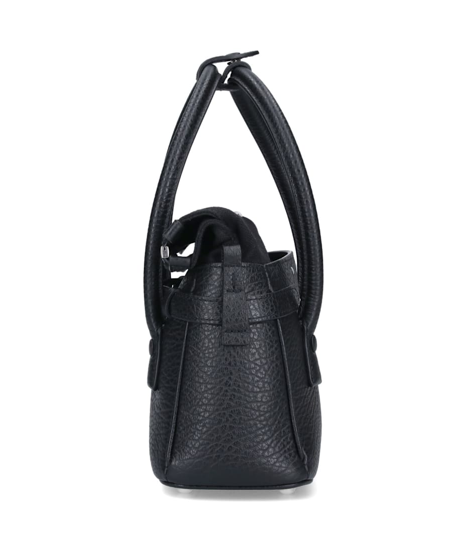 Maison Margiela 'east West' Black Leather Bag | italist